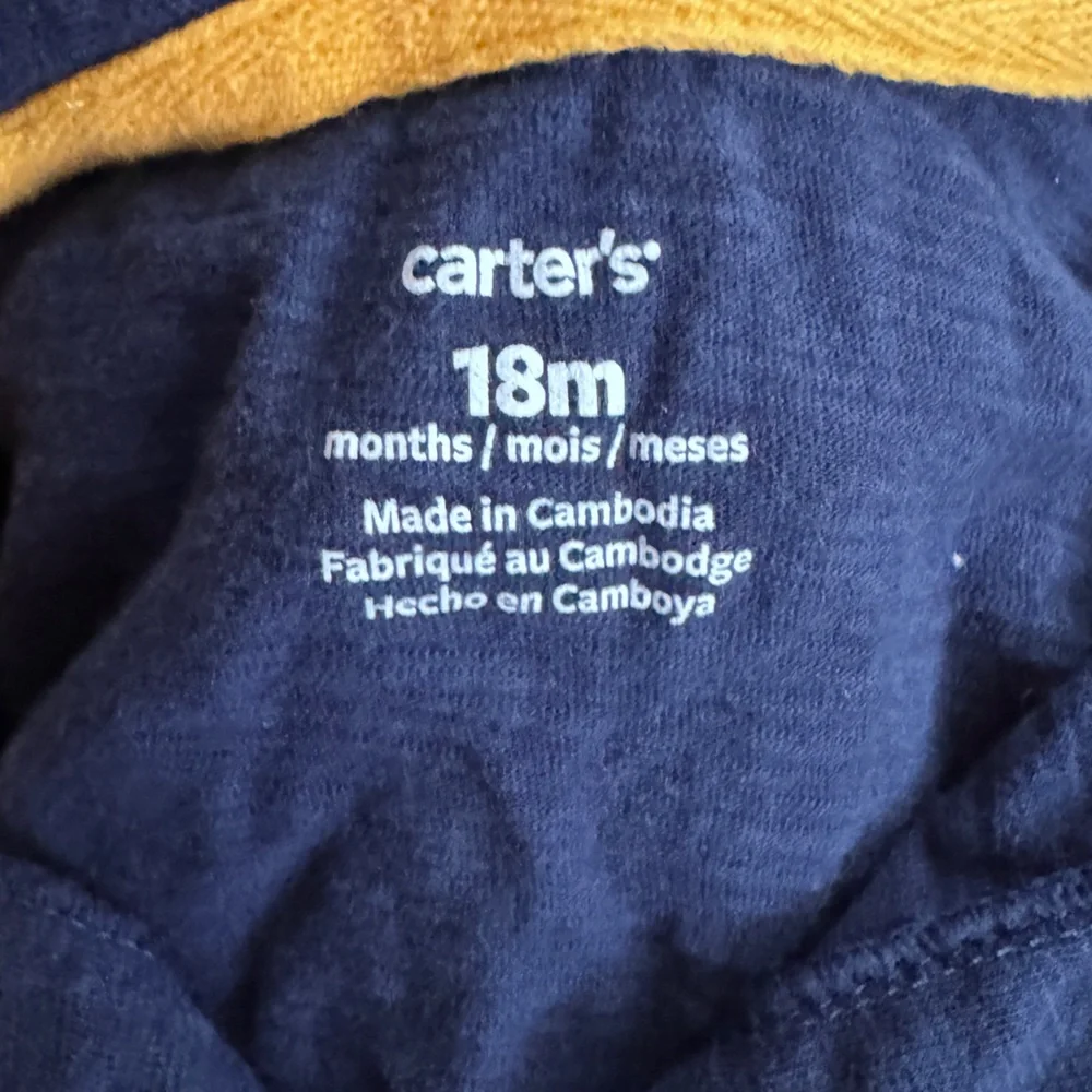 18M Baby Boy Bundle Onesies Overalls (4) Items Carter’s Osh Kosh B’Gosh